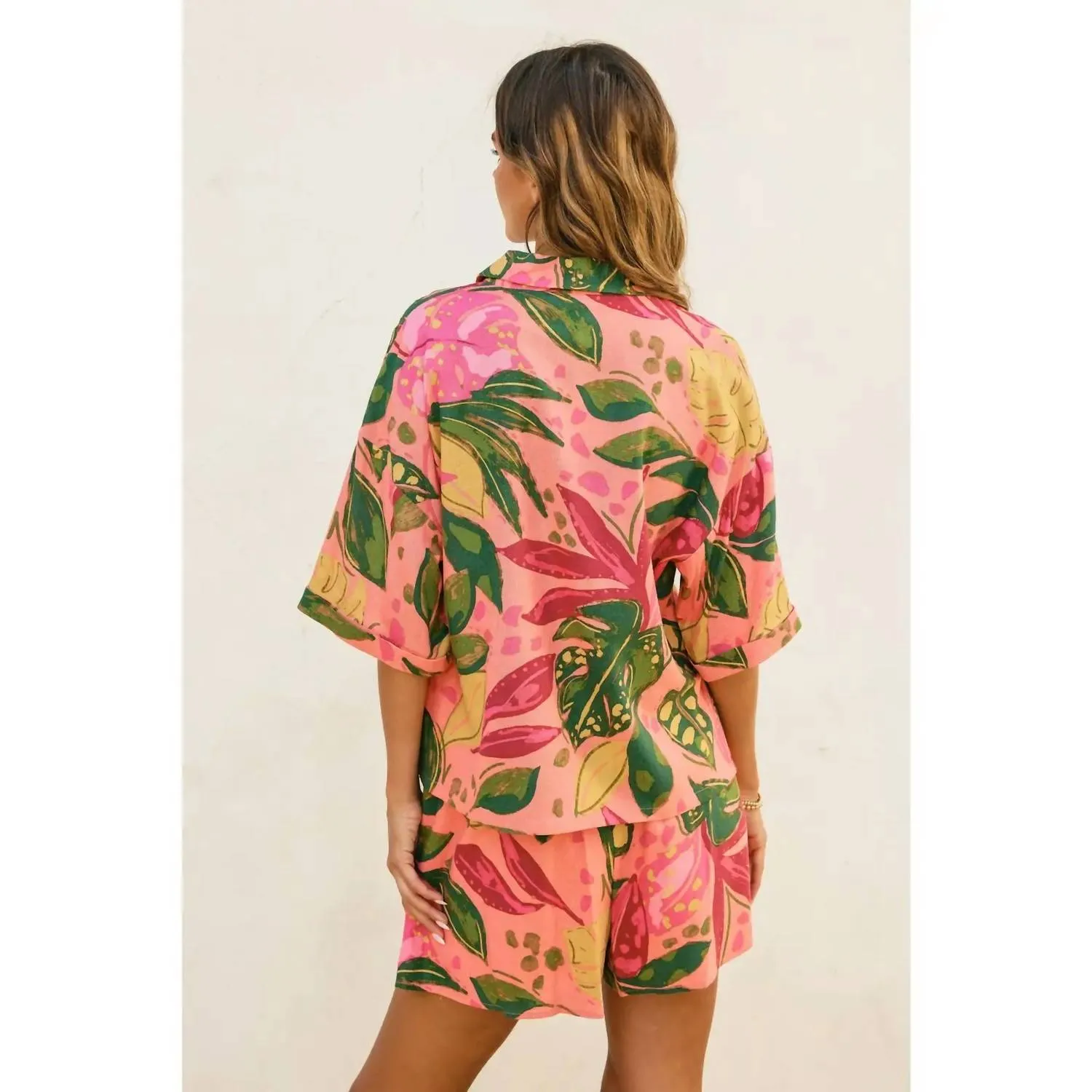 Rio Top & Short Set In Pink