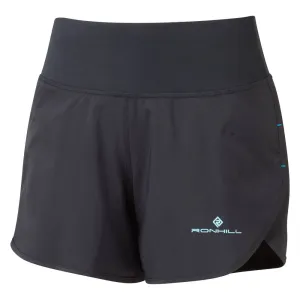 Ronhill Tech 4.5" Short (Womens) - Black/Aquamint