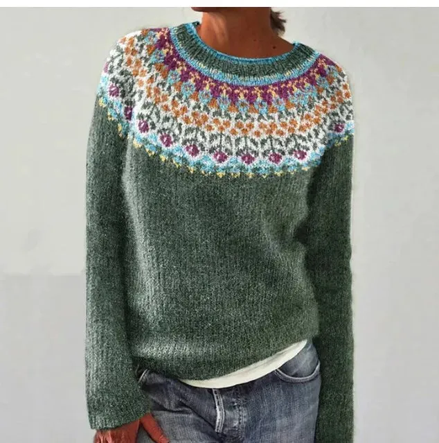ROSIE | RETRO KNITTED SWEATER
