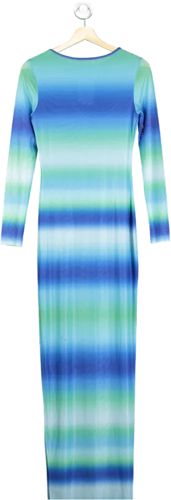 Ruched & Ready Multicolour Maxi Dress UK S