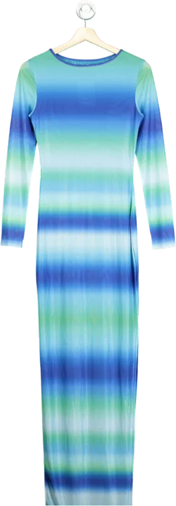 Ruched & Ready Multicolour Maxi Dress UK S