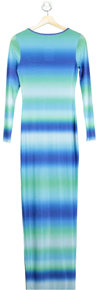 Ruched & Ready Multicolour Maxi Dress UK S