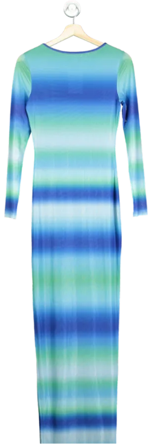 Ruched & Ready Multicolour Maxi Dress UK S