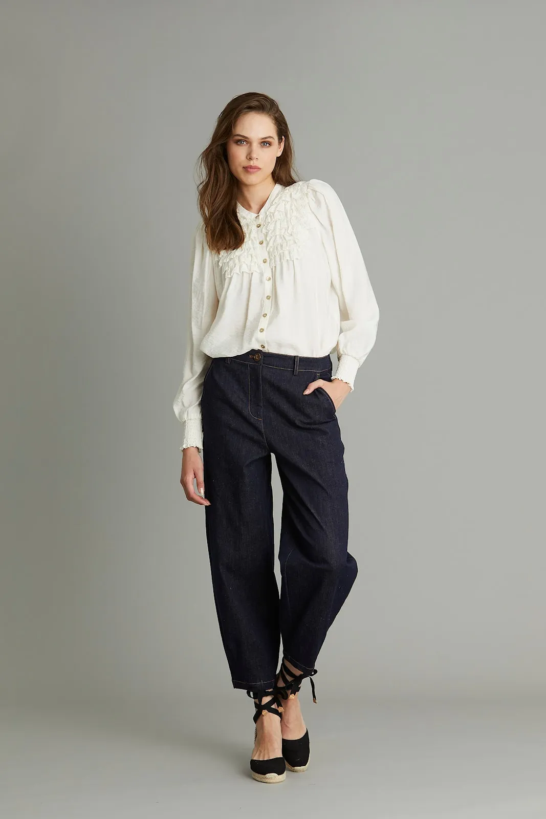Rue De Femme Tulane denim pants