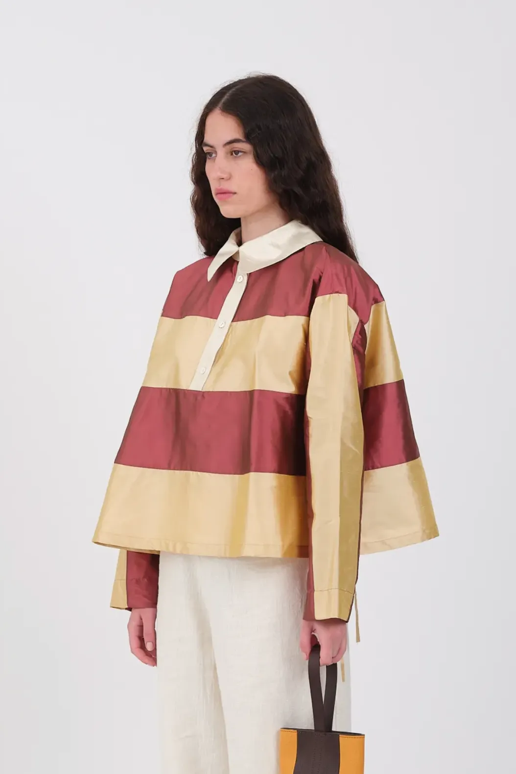 Rugby Shirt in Rhubarb, Custard & Ivory