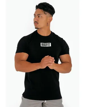 S'21 SHORT SLEEVE STENCIL T-SHIRT-Black