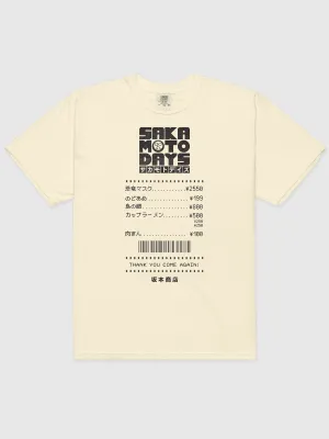 Sakamoto Days Receipt Comfort Colors T-Shirt