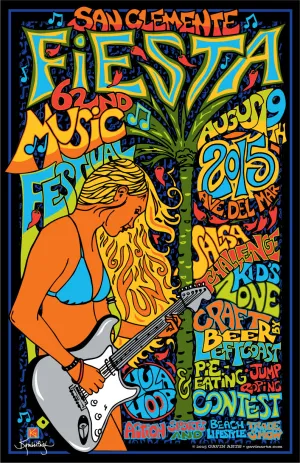 San Clemente Fiesta Music Festival Poster 2015