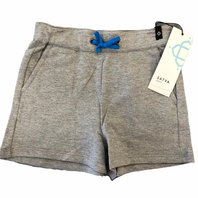 Satva Organic Cotton  Boy's Adventure Shorts - Gray (3T)
