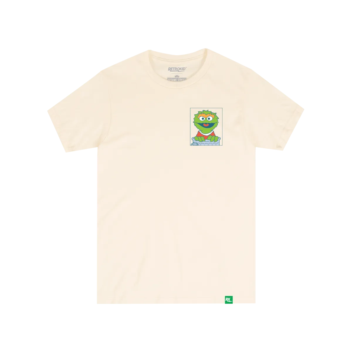 Sesame Street Oscar Life T-Shirt - Ivory