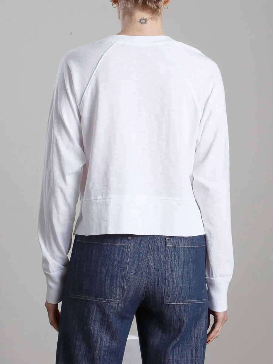 Simon Tee in Supima Slub - White