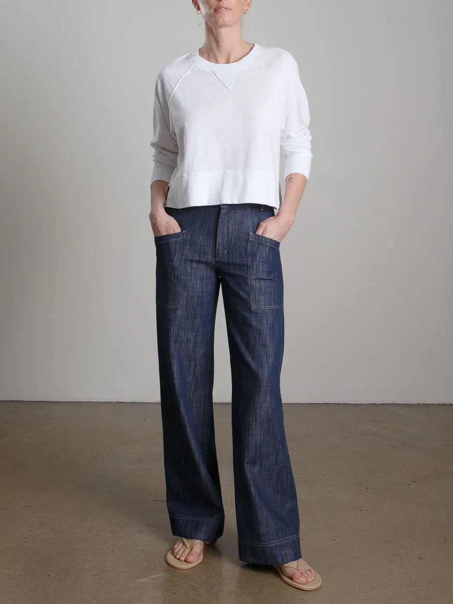 Simon Tee in Supima Slub - White