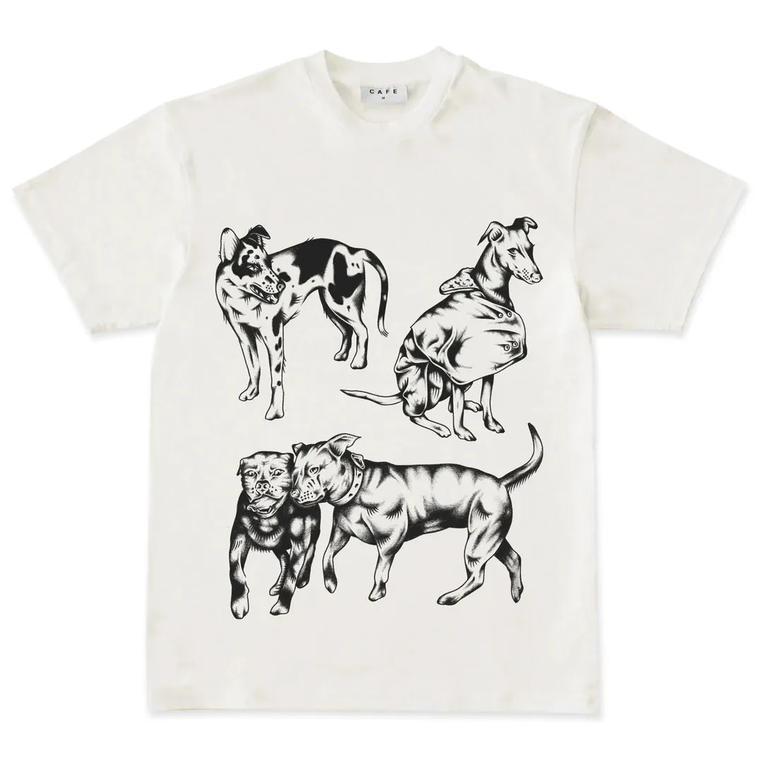 Skateboard Cafe Pooch Tee Cream