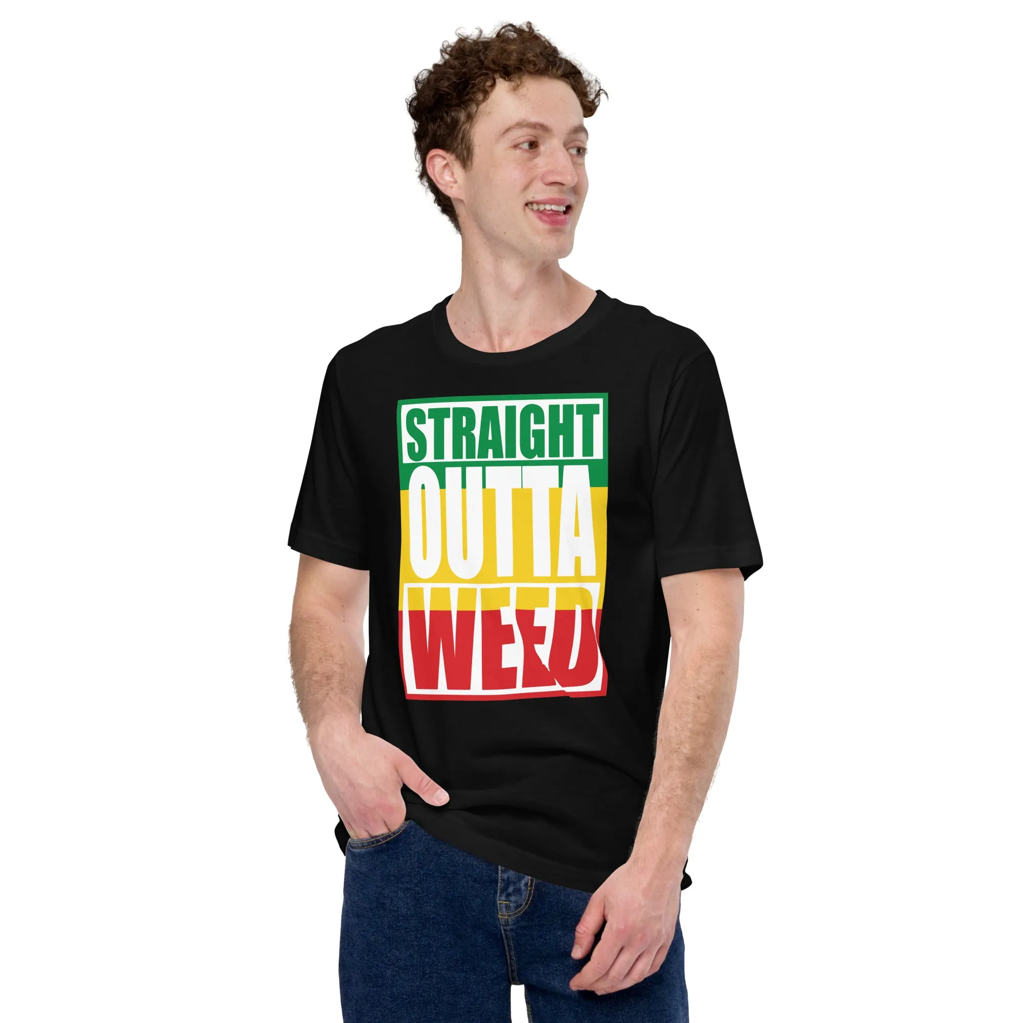 Straight Outta Weed Unisex t-shirt