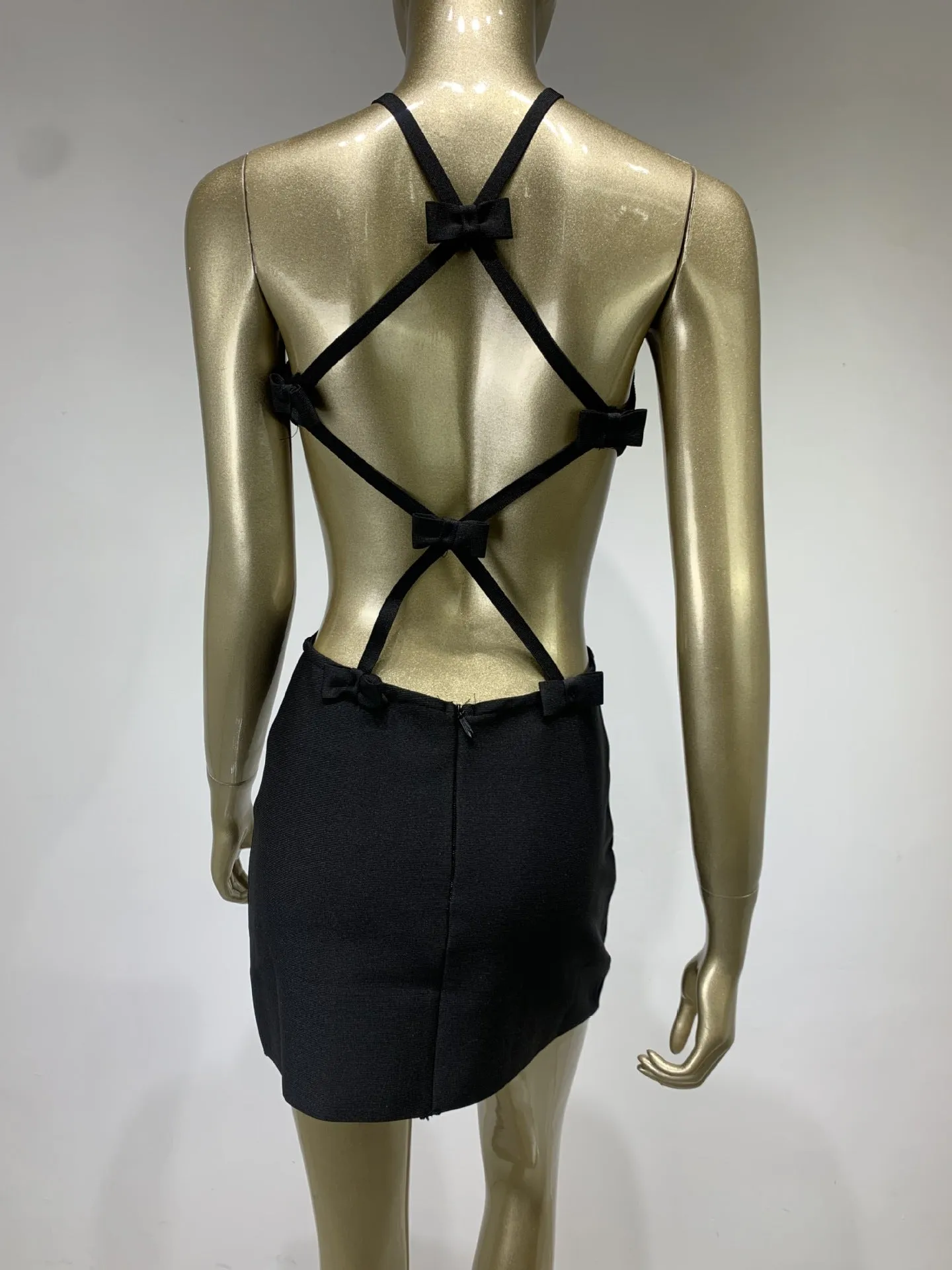 Summer Style  Backless Cut Elegant Evening Party Dress