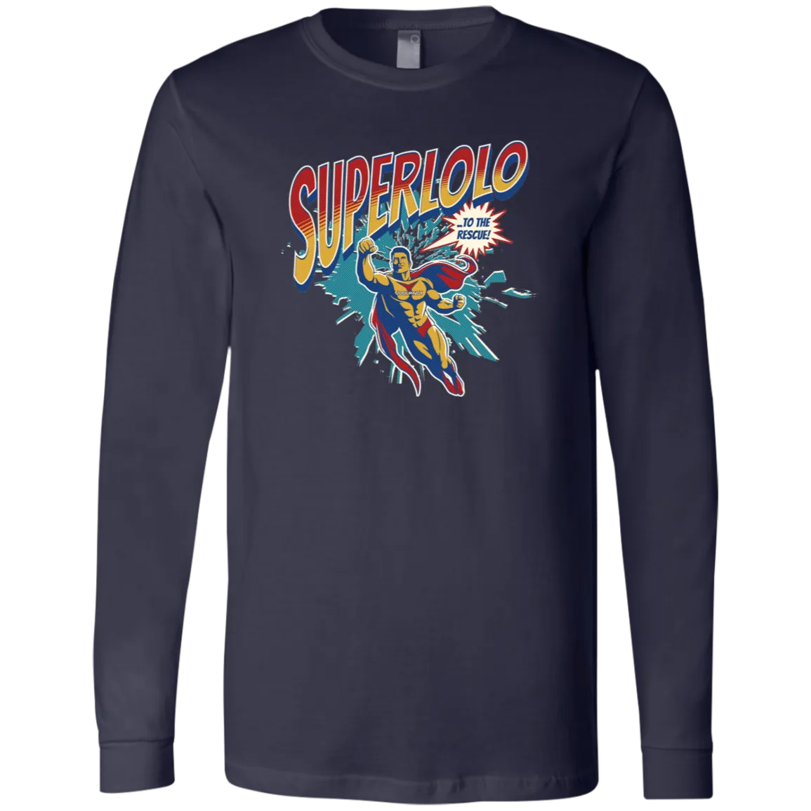 Super Lolo To The Rescue Unisex Jersey Long Sleeve T-Shirt