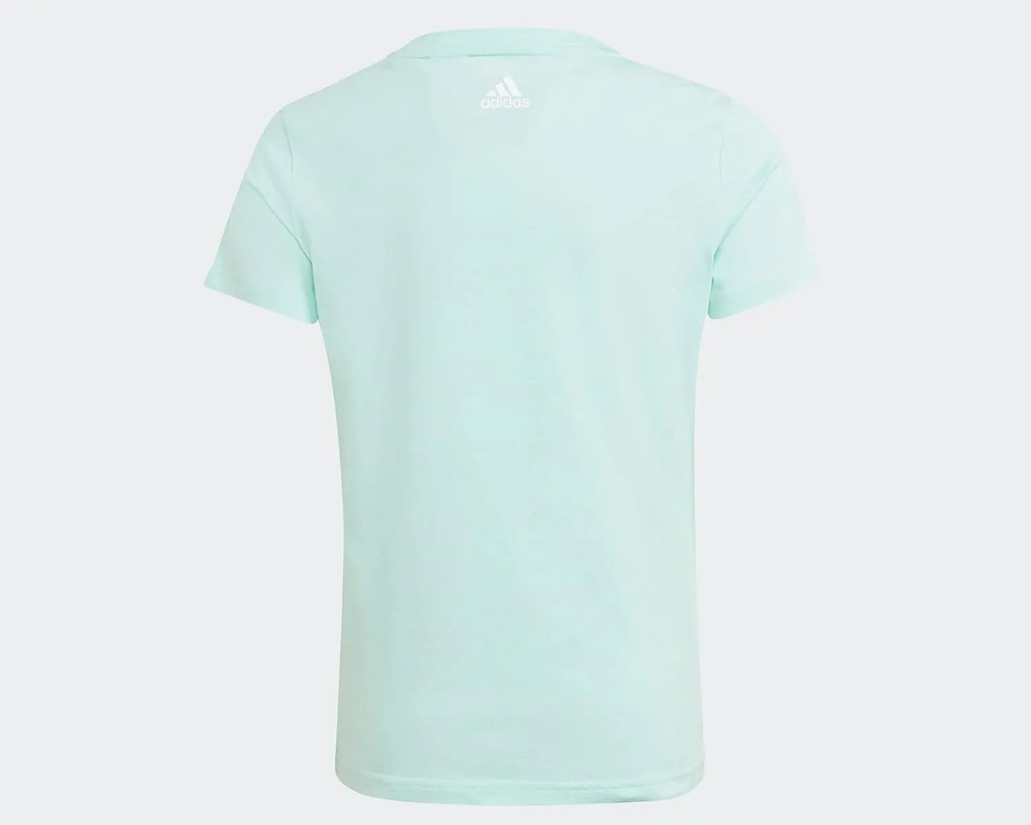 T-SHIRT MAGLIA BIMBO BIMBA ADIDAS LOGO BAMBINO JUNIOR AZZURRA