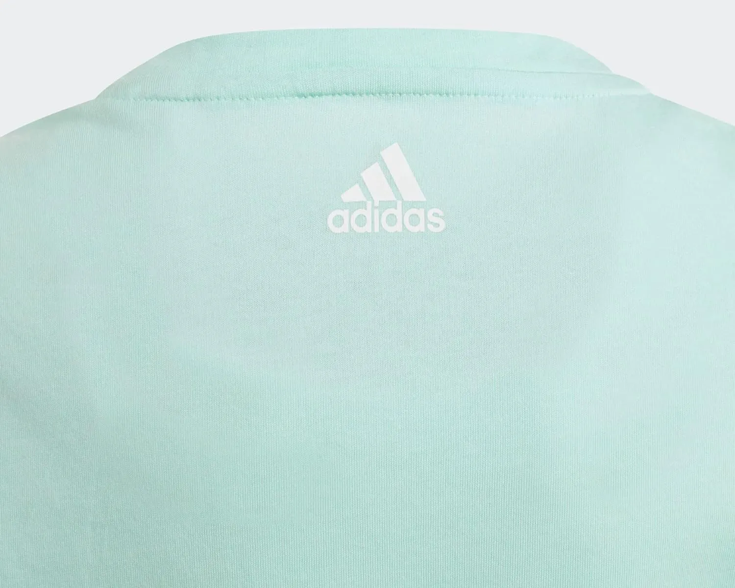 T-SHIRT MAGLIA BIMBO BIMBA ADIDAS LOGO BAMBINO JUNIOR AZZURRA