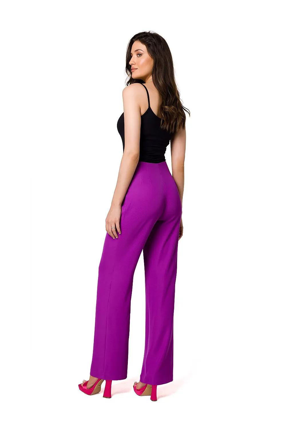 Tailored High-Waist Elegant Trousers