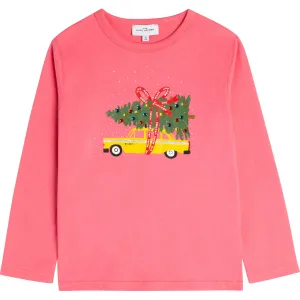 Taxi Long Sleeve T-Shirt - Fuschia