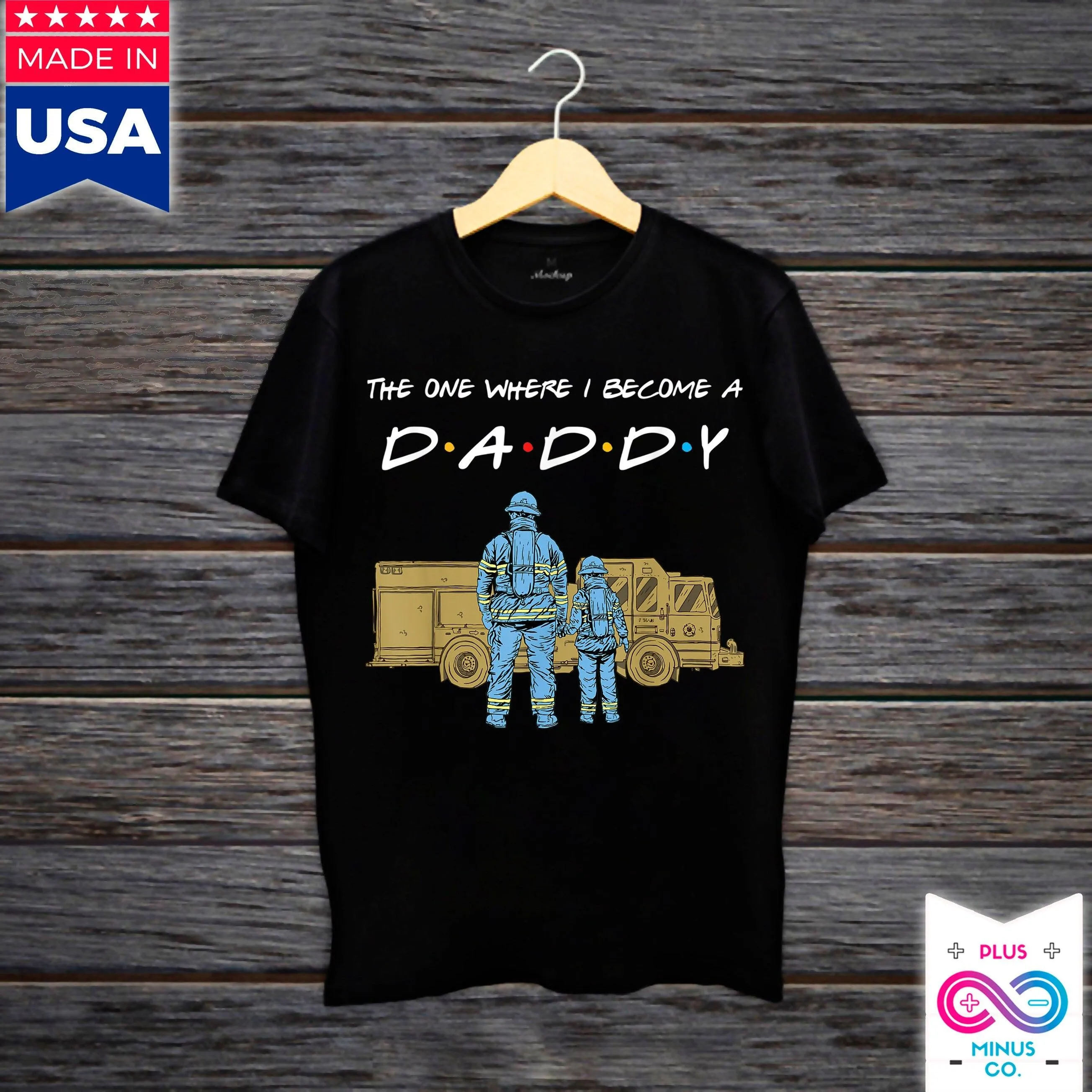 The One Where I Become A Daddy | Fireman | Firetruck T-Shirts, Fireman Dad Design, Mens T Shirt-TV Series  Friends Dad, Fireman Daddy Shirt