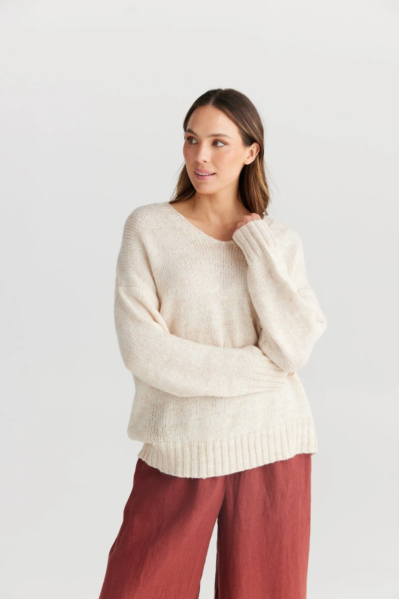 THE SHANTY CORPORATION Amar Knit - Natural