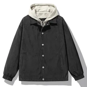 The Voyager Suede Hooded Jacket
