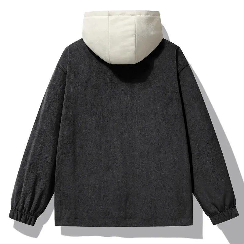 The Voyager Suede Hooded Jacket