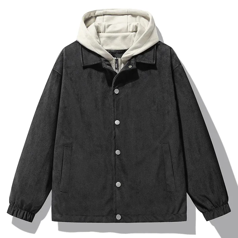 The Voyager Suede Hooded Jacket