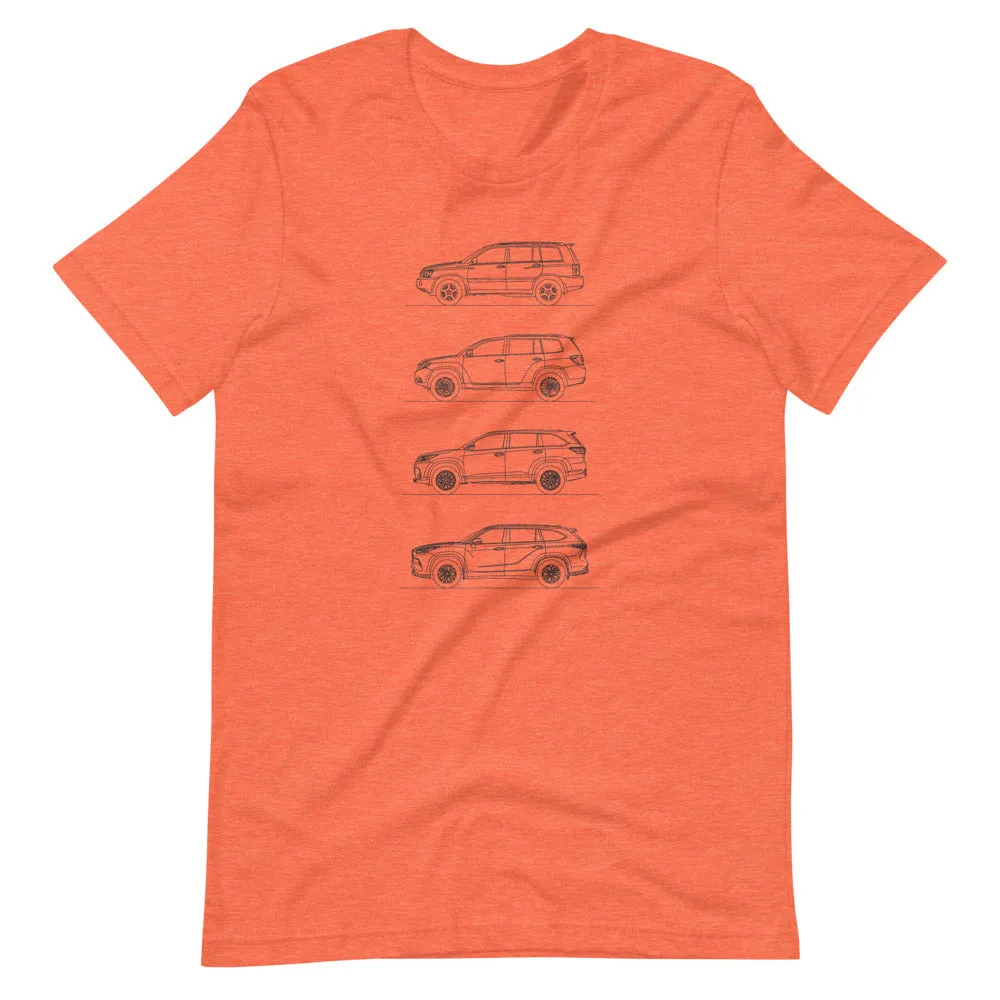 Toyota Highlander Outline T-shirt