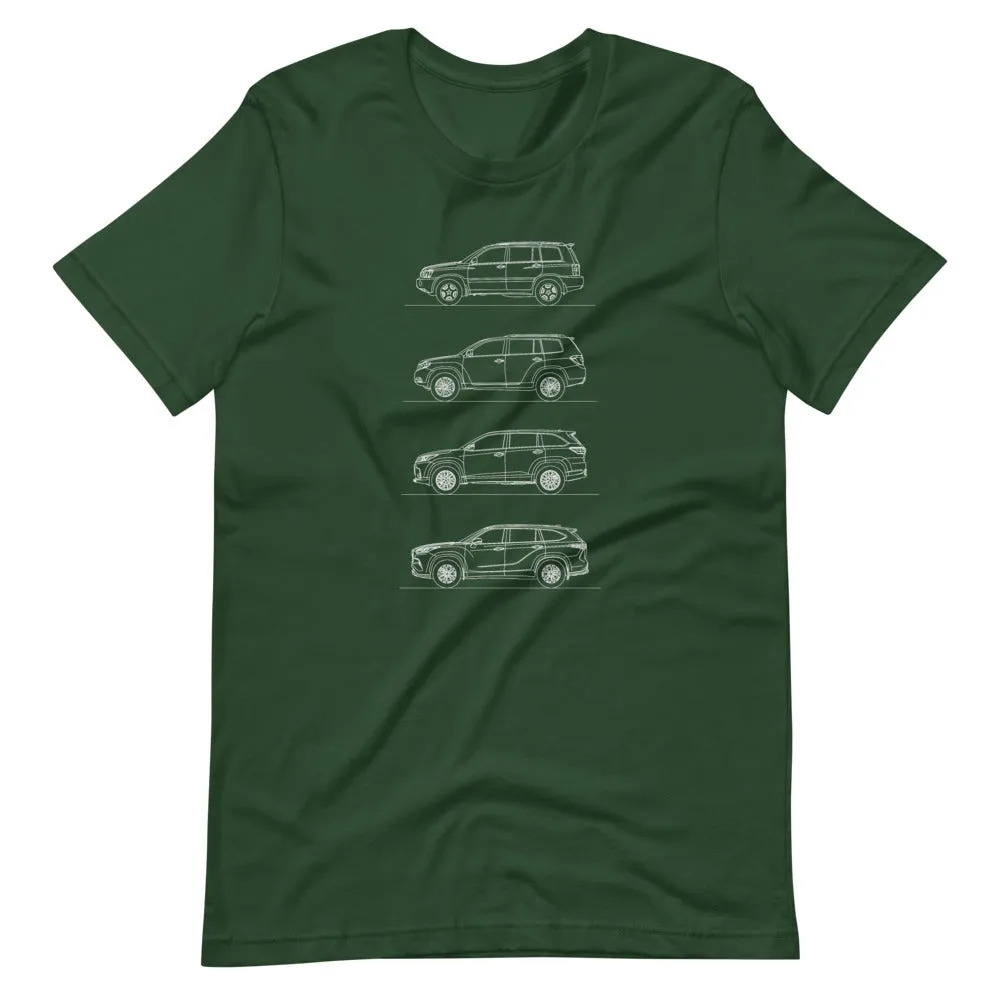 Toyota Highlander Outline T-shirt