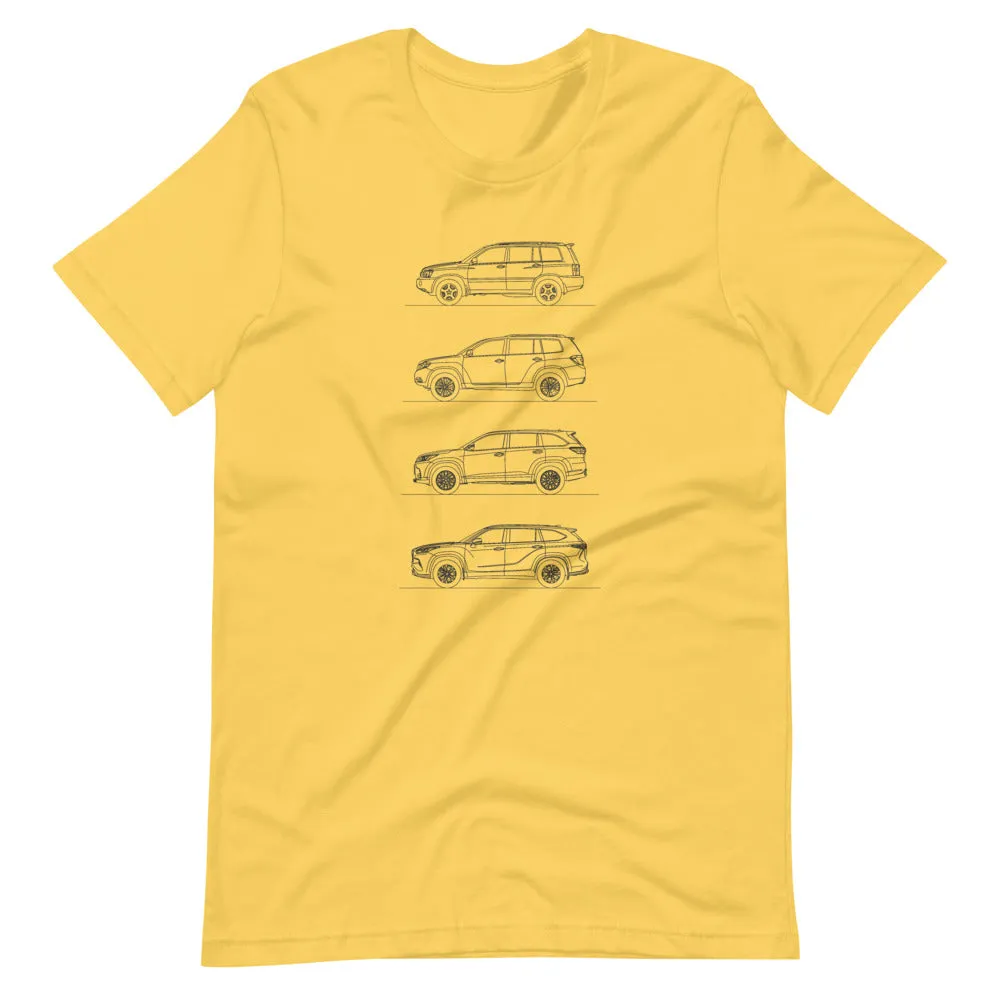 Toyota Highlander Outline T-shirt