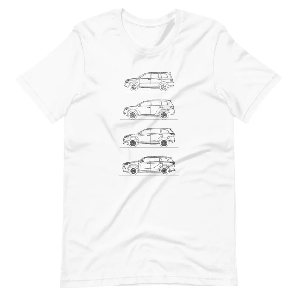 Toyota Highlander Outline T-shirt