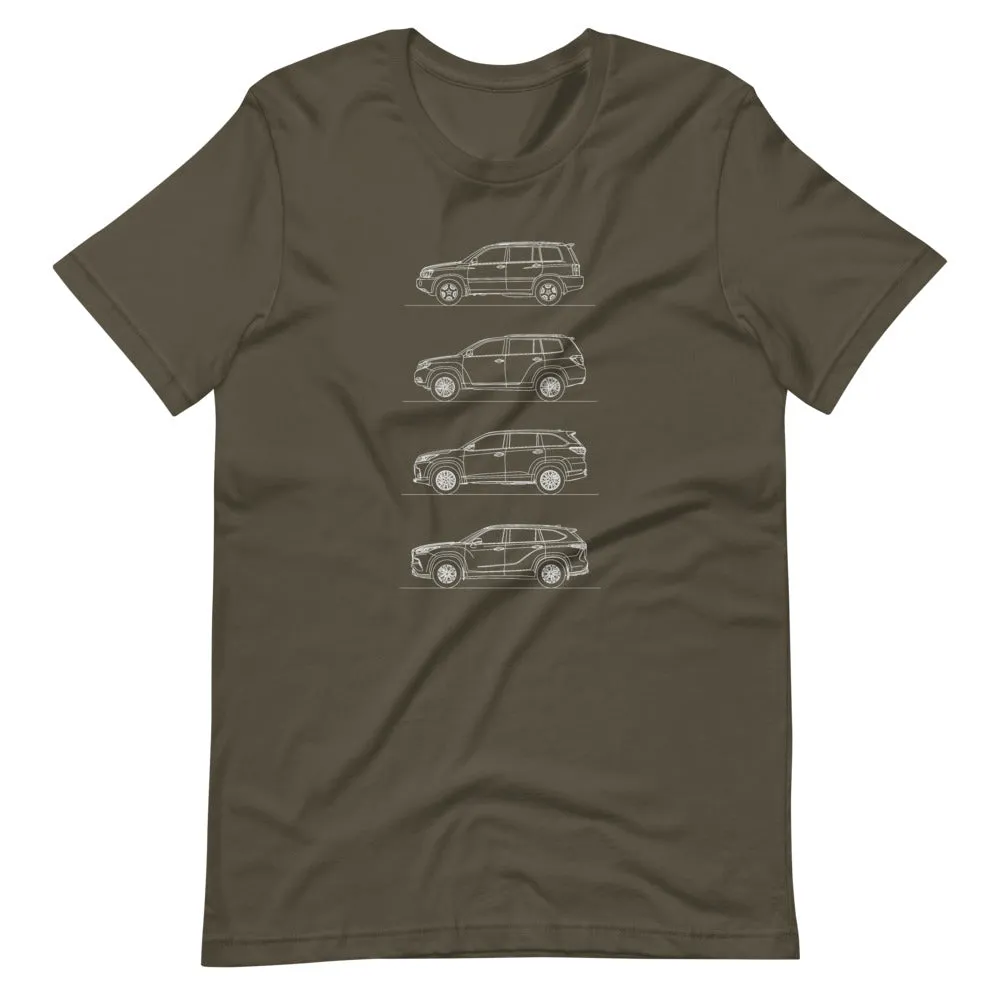 Toyota Highlander Outline T-shirt