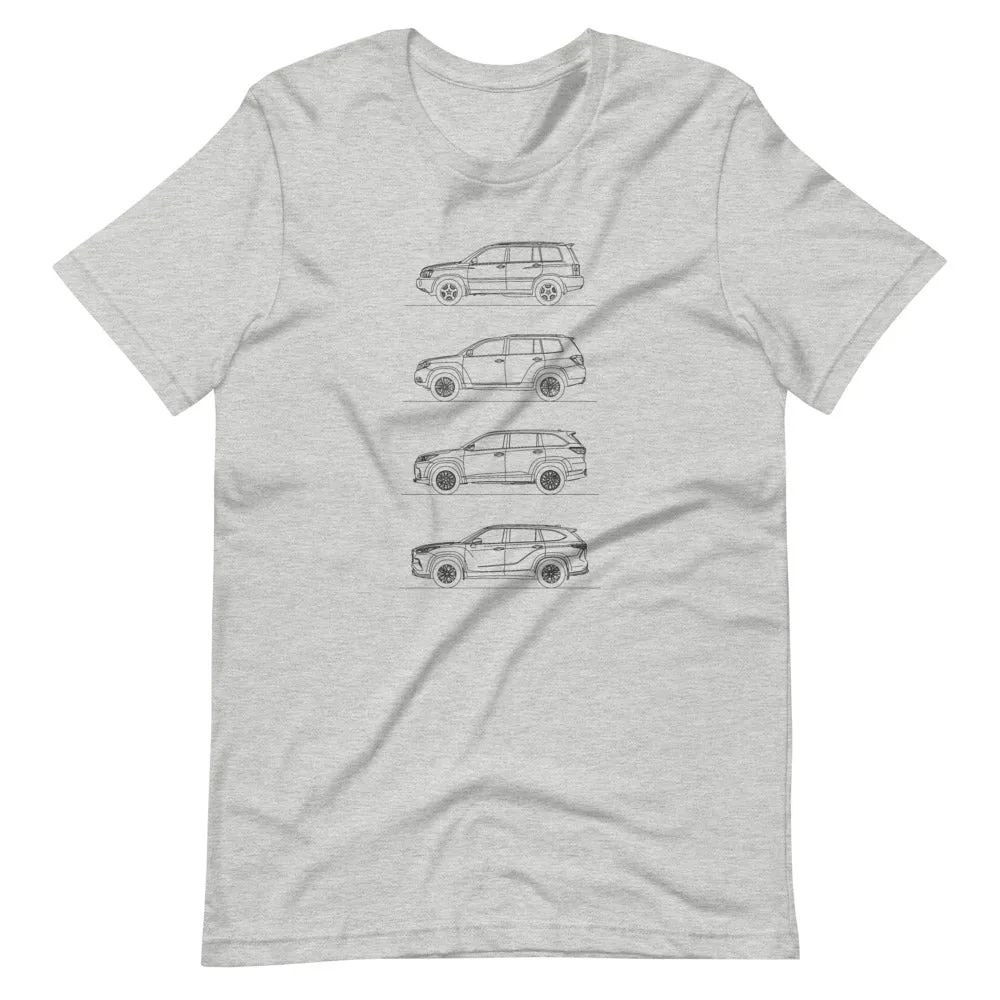 Toyota Highlander Outline T-shirt