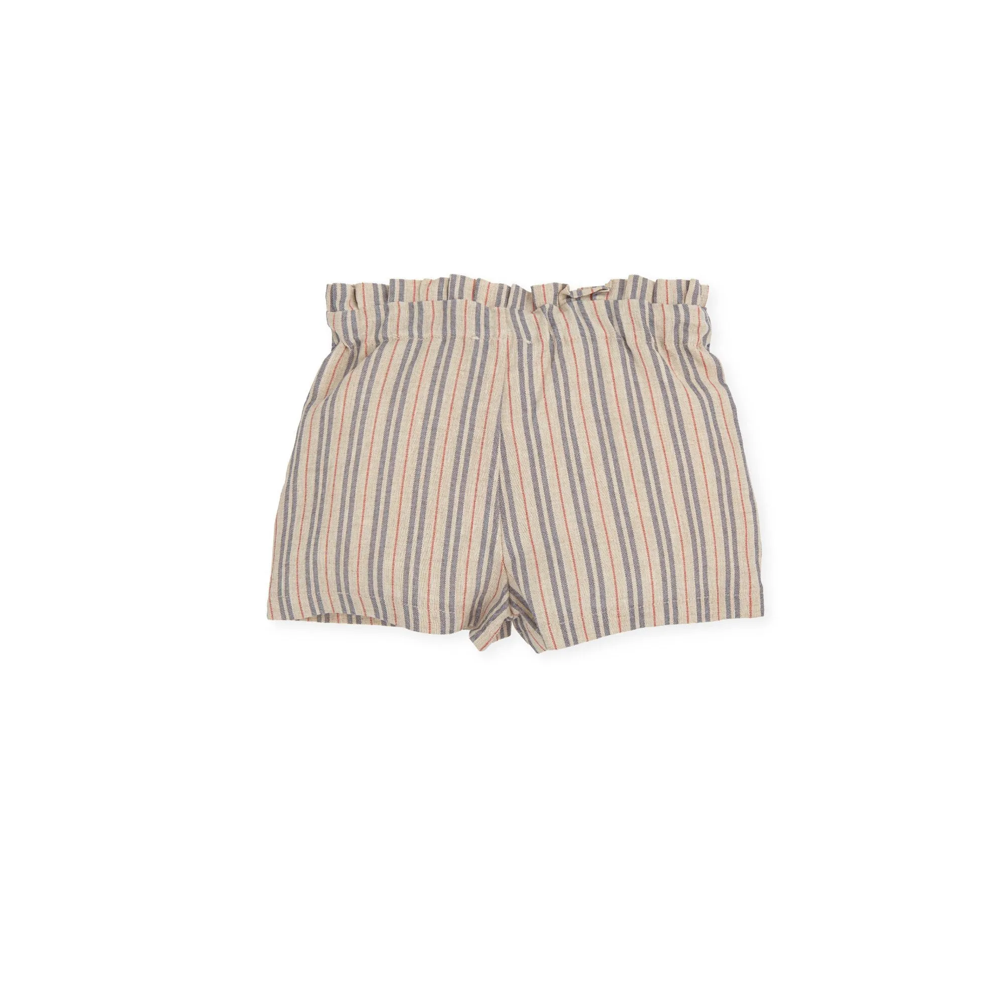 Tutto Piccolo Beige Stripe Shorts