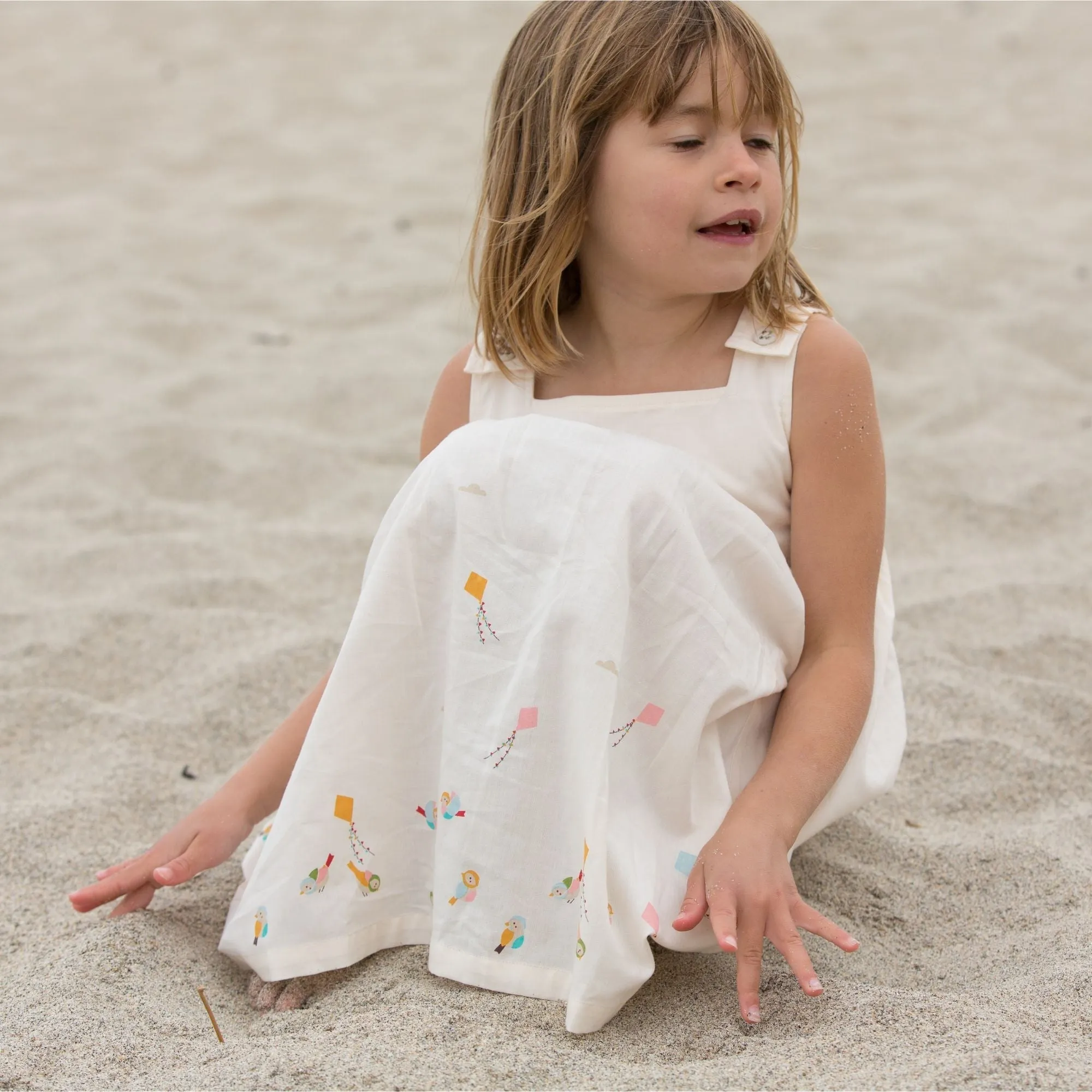 Up In The Sky Sleeveless Pinny Dress