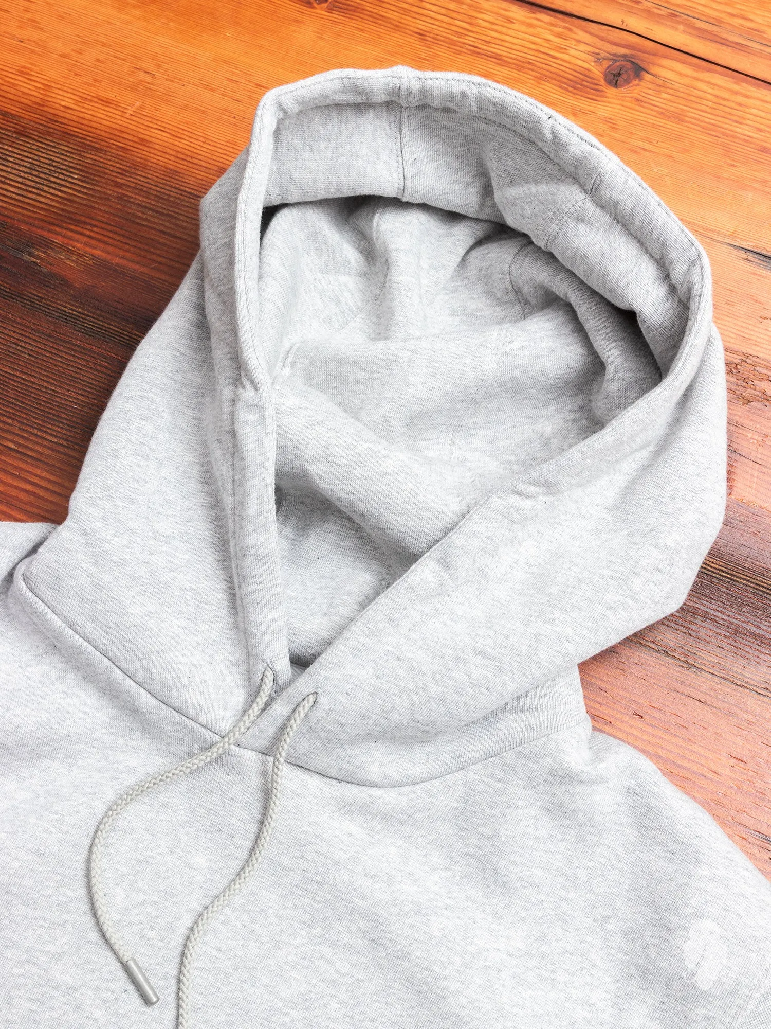 Vagn Pullover Hoodie in Light Grey Melange