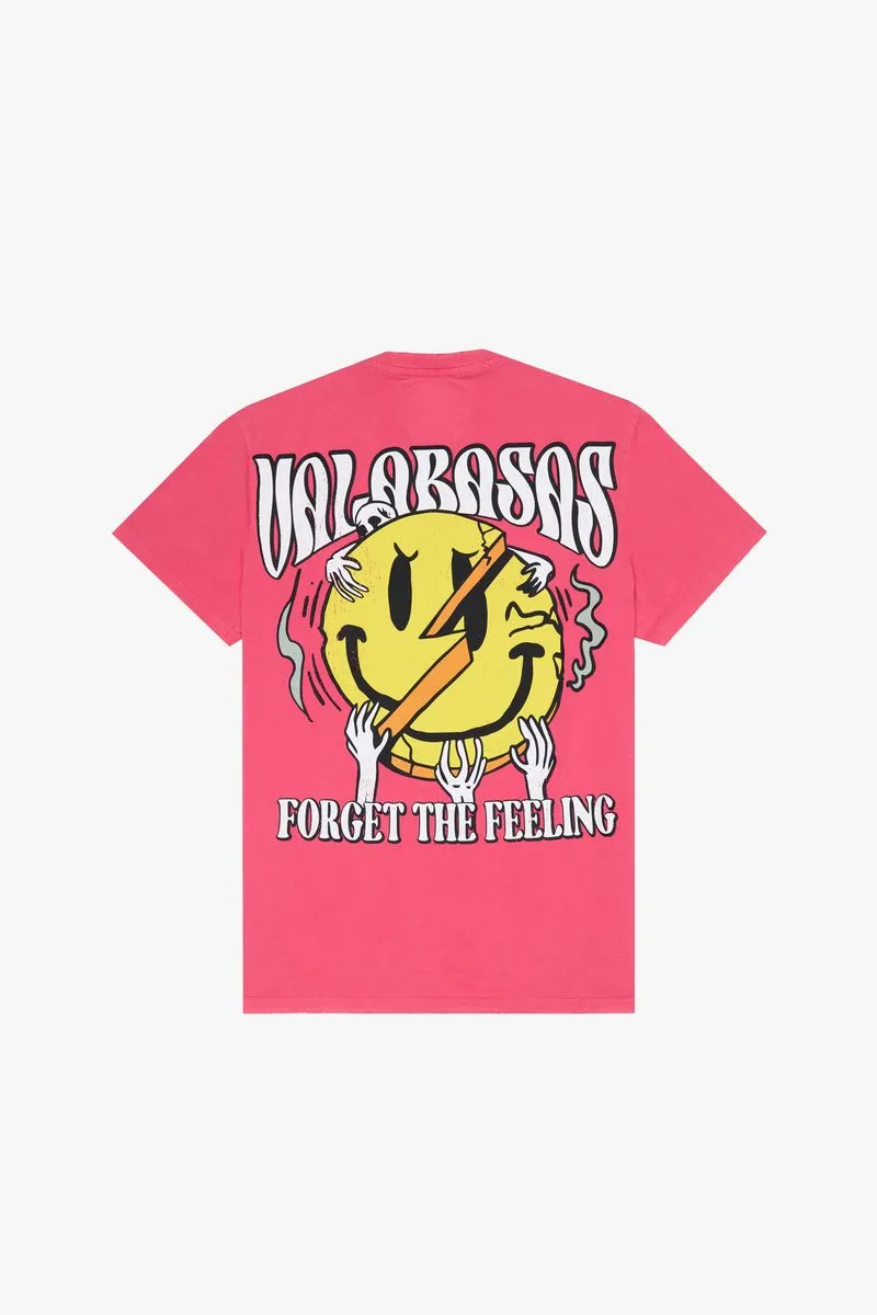 VALABASAS FORGET IT TEE (VINTAGE BEGONIA RED)