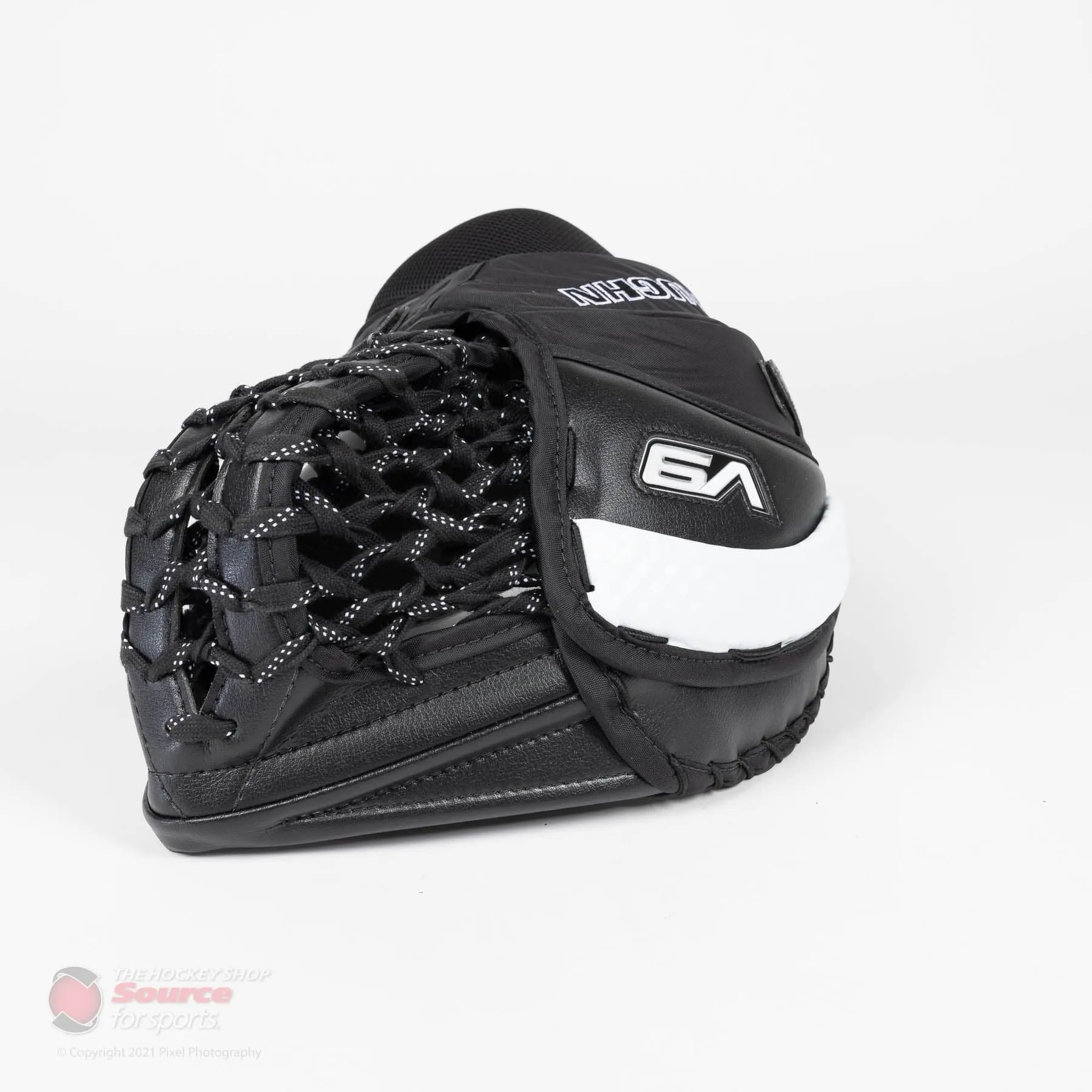 Vaughn Velocity V9 XP Pro Carbon Senior Goalie Catcher - Swirl Graphic