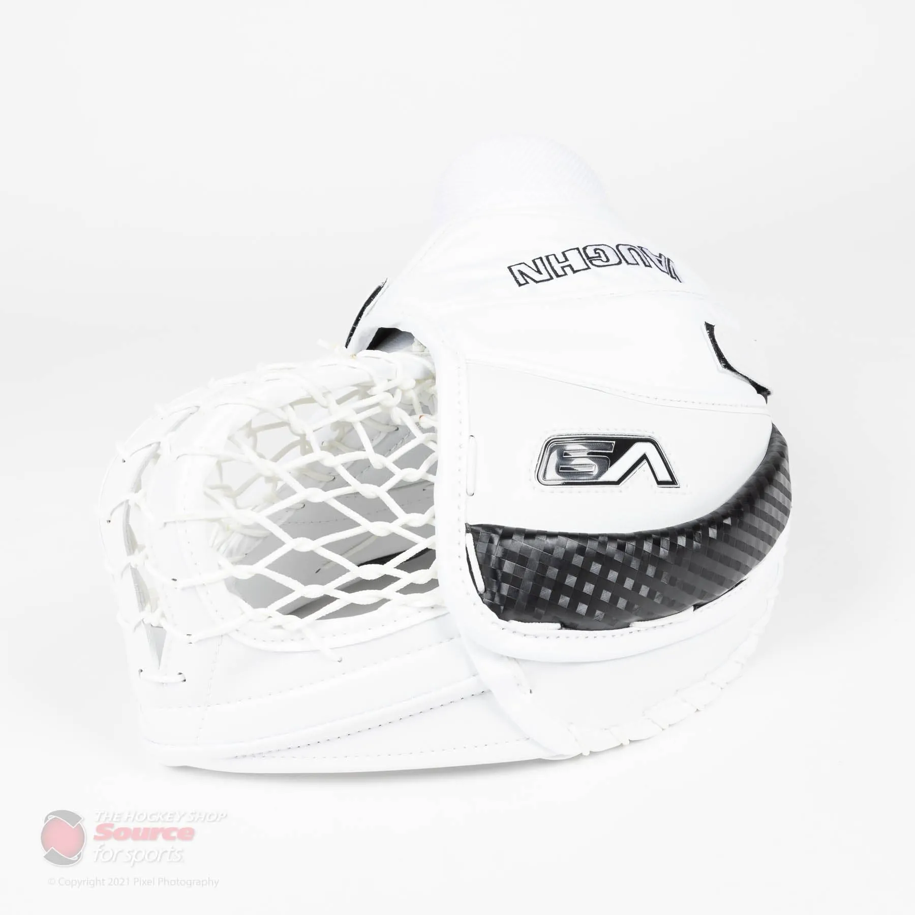 Vaughn Velocity V9 XP Pro Carbon Senior Goalie Catcher - Swirl Graphic