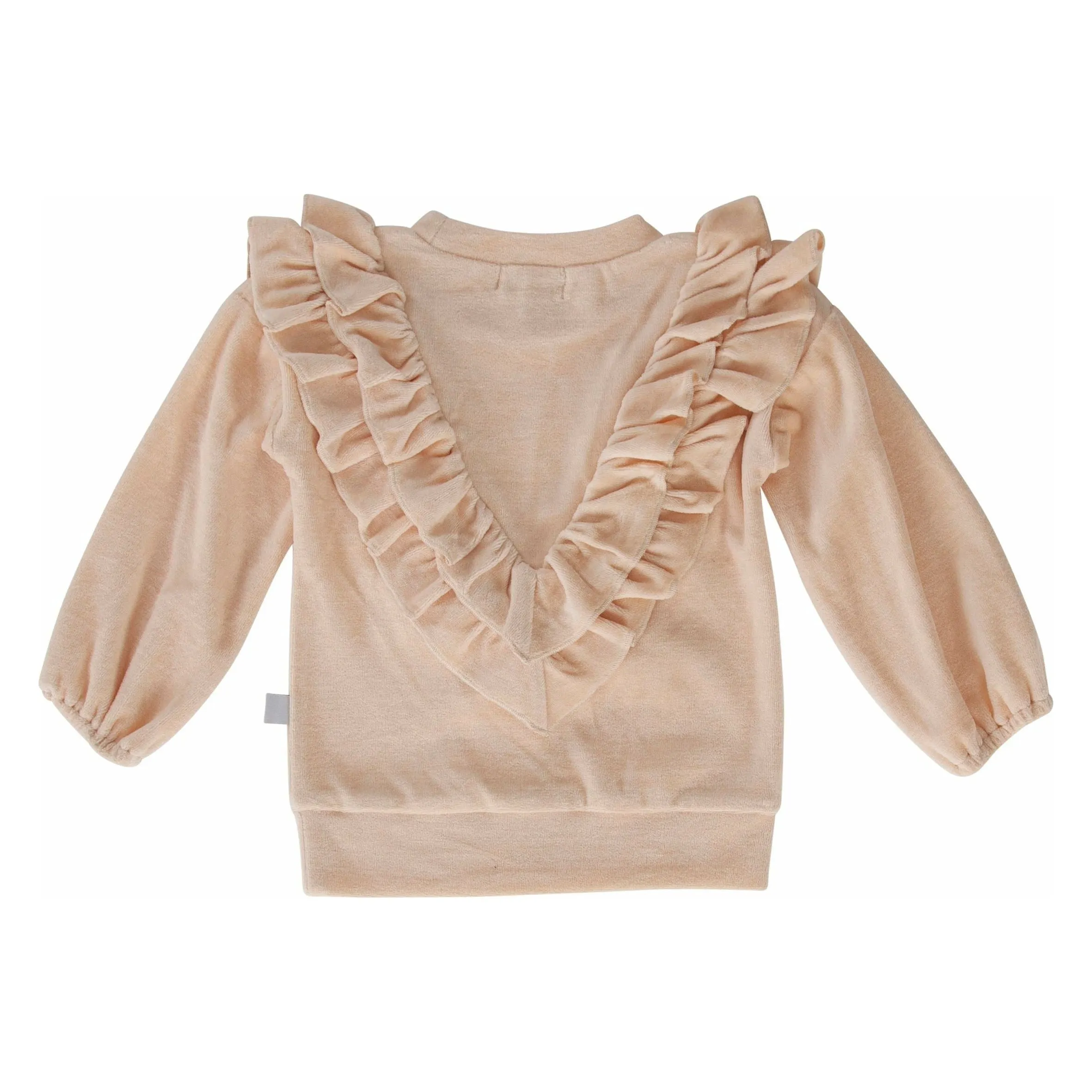 Verity Velour Top - Ivory