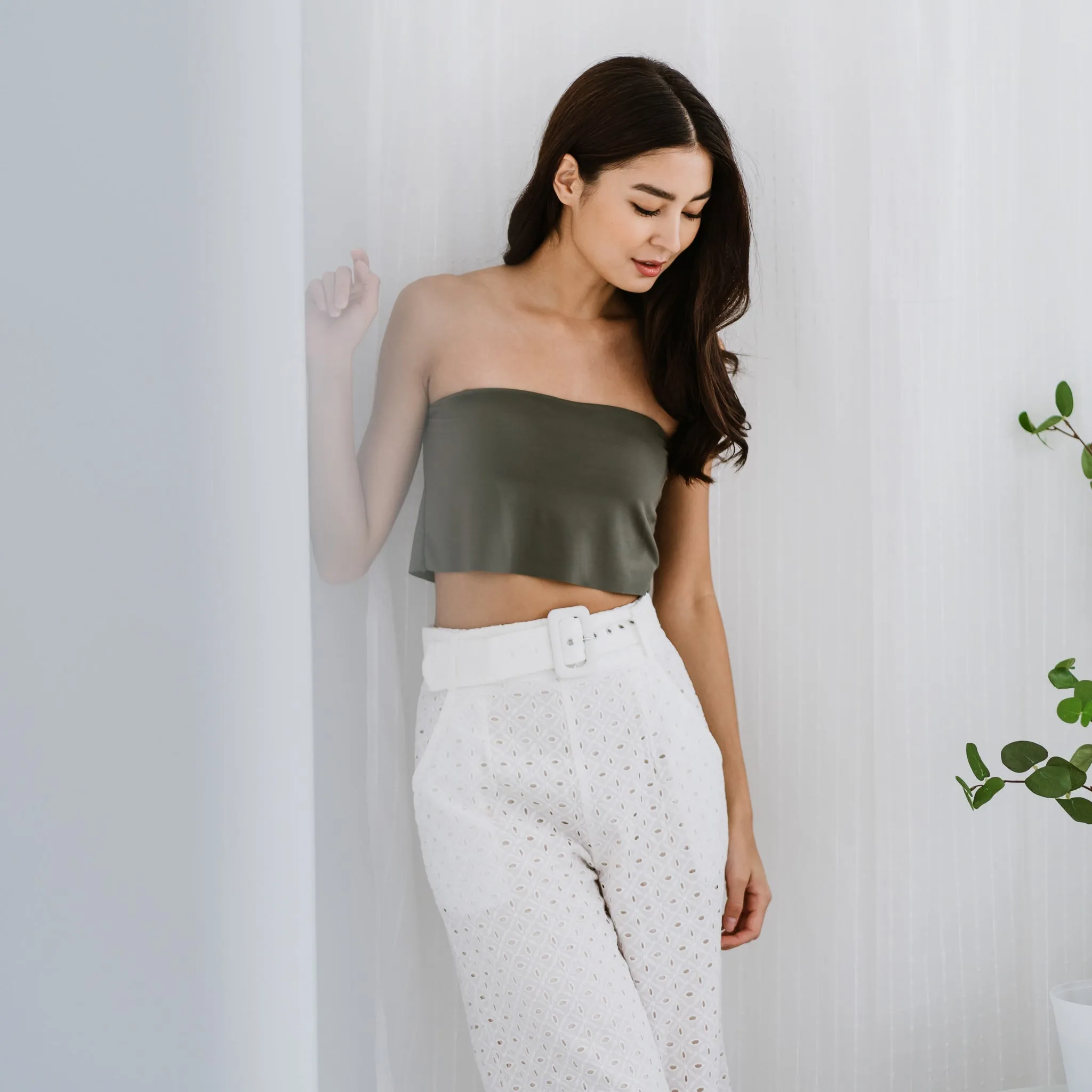 Versatile 3-in-1 Bra Top in Dark Sage (Size S only)