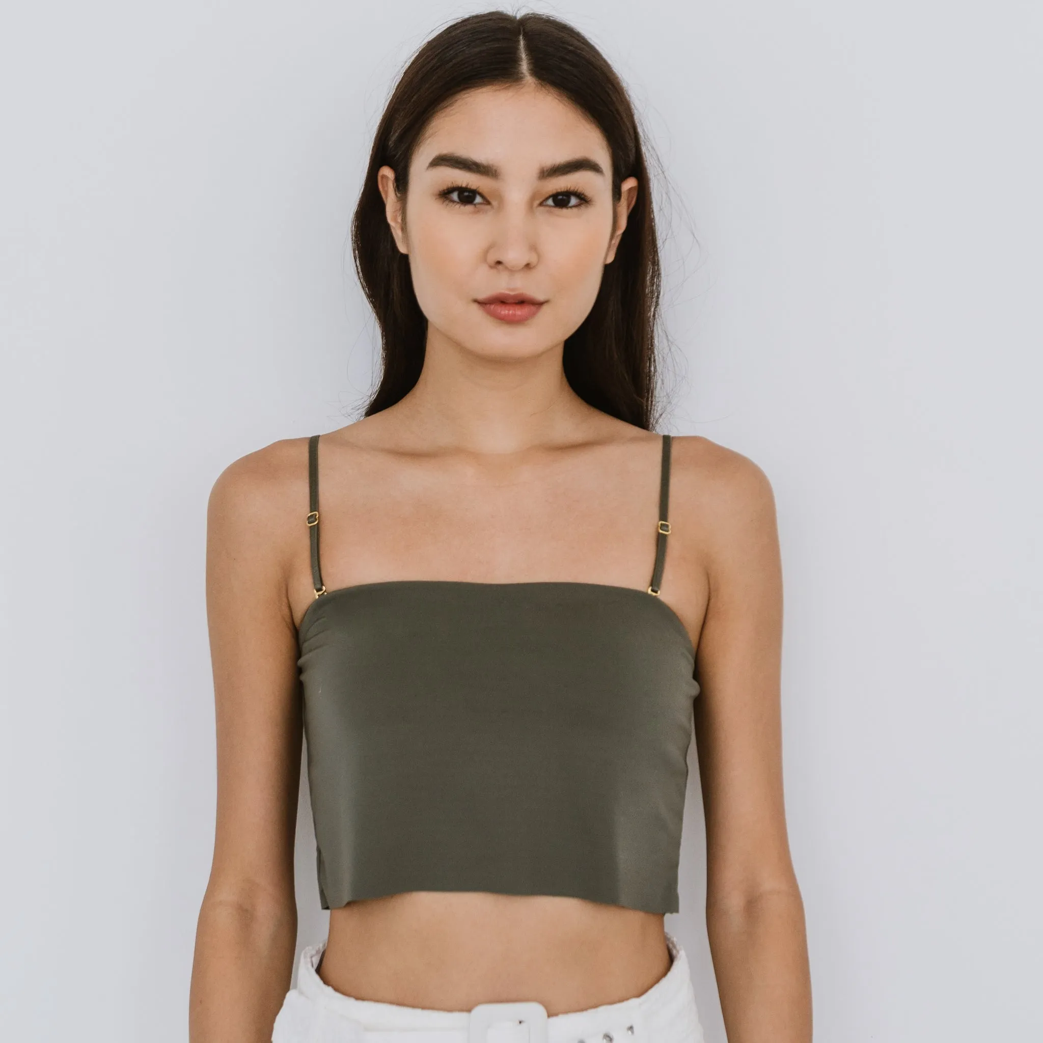 Versatile 3-in-1 Bra Top in Dark Sage (Size S only)