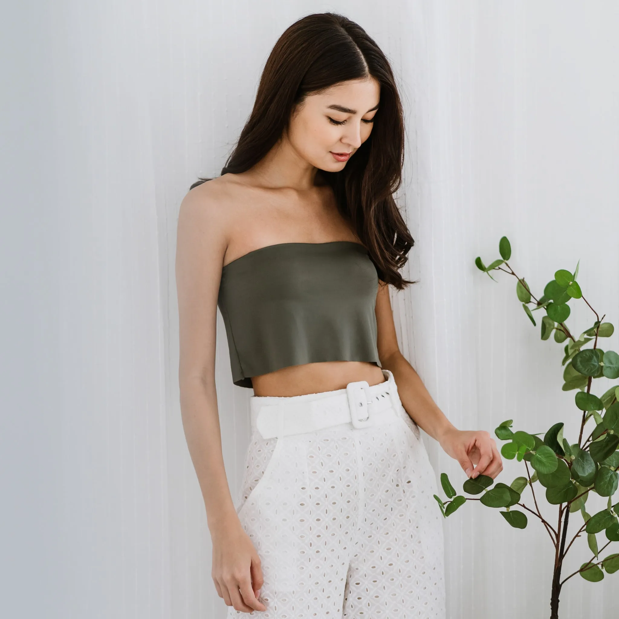 Versatile 3-in-1 Bra Top in Dark Sage (Size S only)