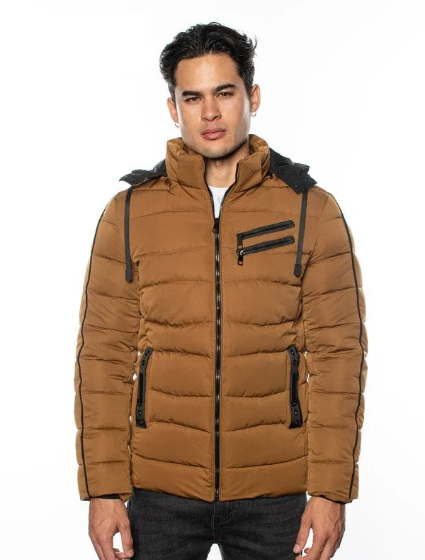 VPJ-16 Versatile Hooded Puffy Jacket for Men 6 PACK