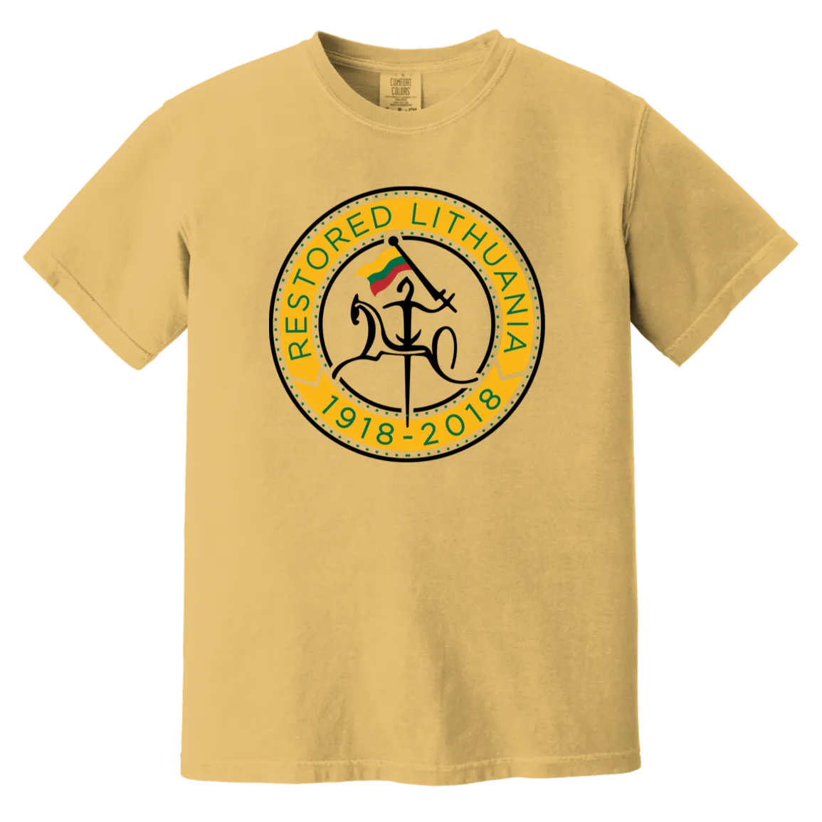 Vytis Restored - Men/Women Unisex Soft-Washed Comfort Cotton Short Sleeve T-Shirt