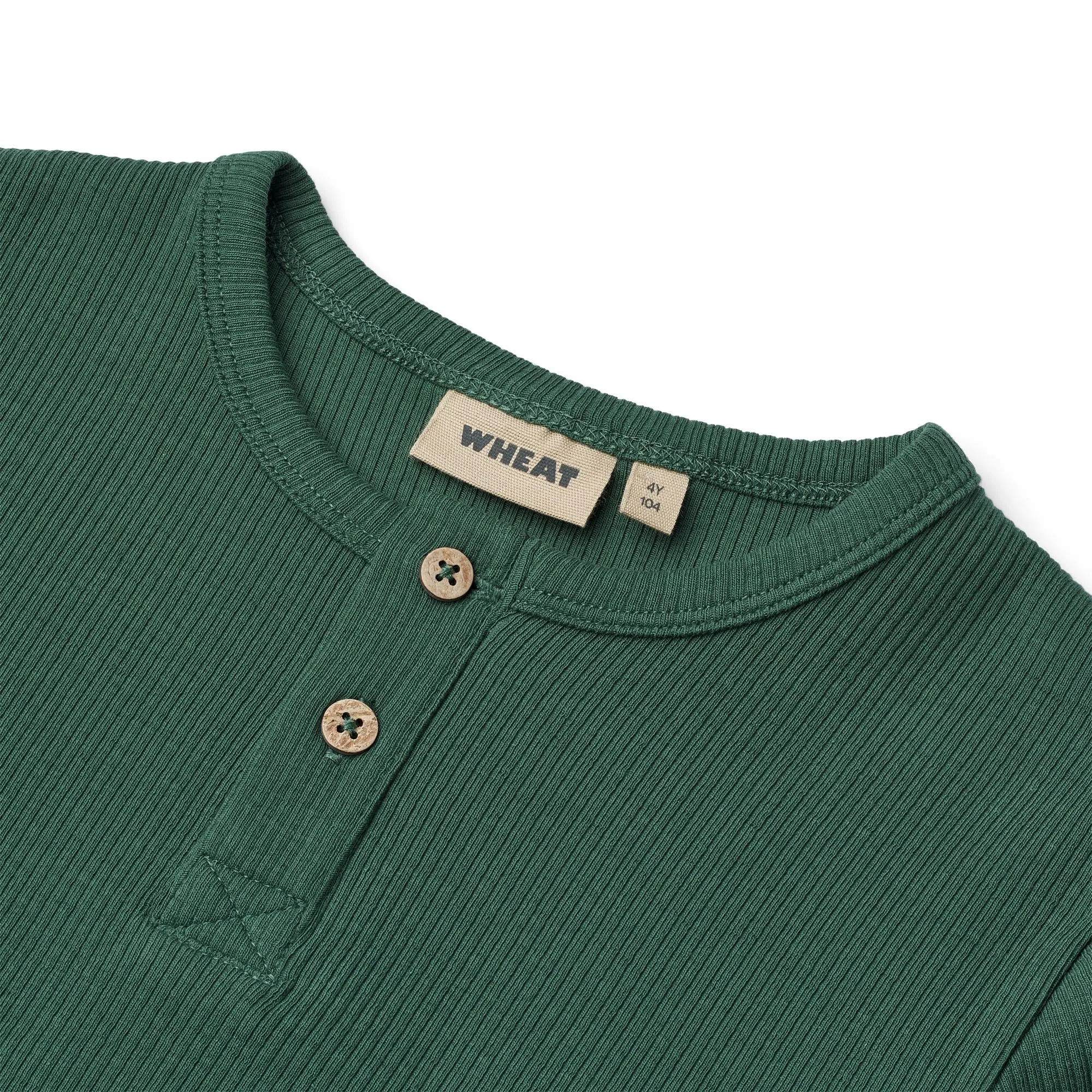 [Wheat] T-Shirt S/S Lumi - Green