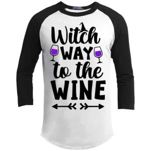Witch Way To The Wine Raglan