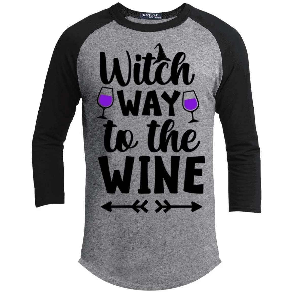 Witch Way To The Wine Raglan
